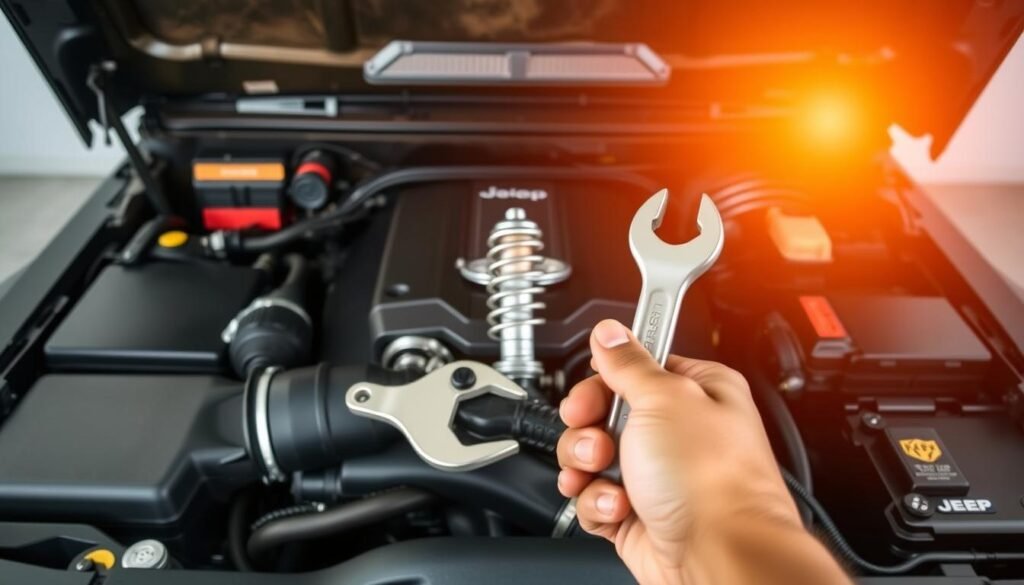 Jeep Wrangler thermostat replacement